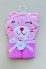 TOALLA BABY CON CAPUCHA ANIMALS