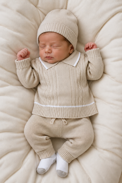 SET TEJIDO REF.WILLY PUPPET - COLOR BEIGE