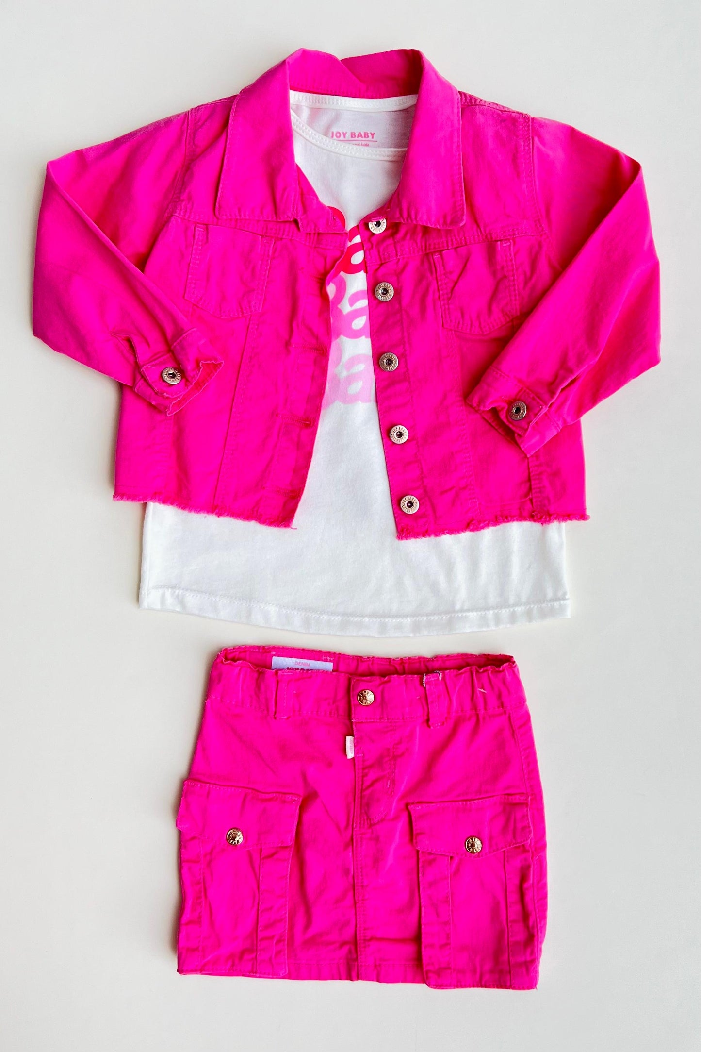 CONJUNTO TIPO DENIM 3 PIEZAS