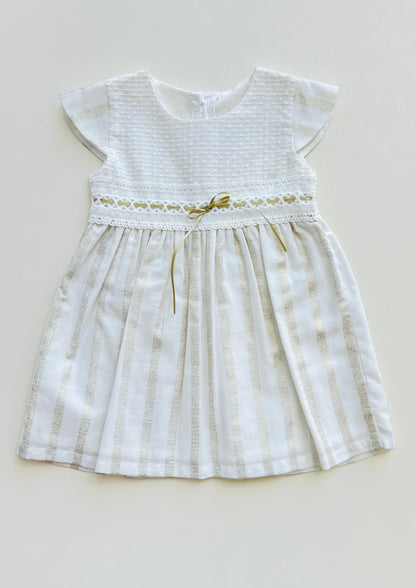 VESTIDO DETALLES DORADOS