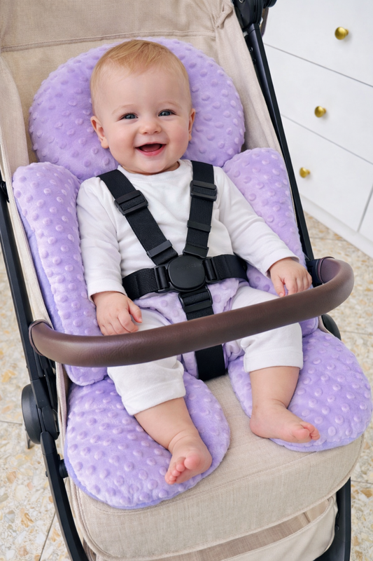 ALMOHADA PARA COCHE DOBLE COLOR LILA