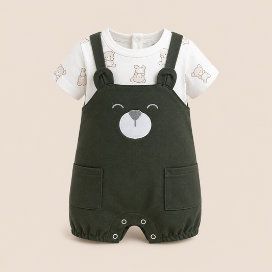 ⭕️ JARDINERA TEDDY BABY MARTIN@S VERDE