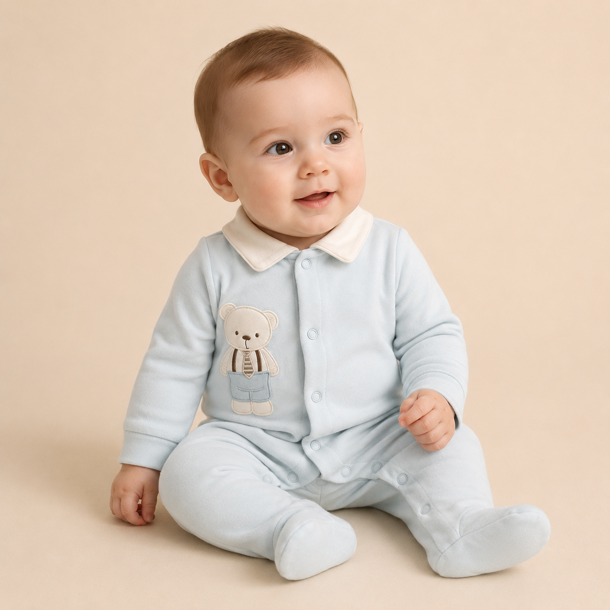 ⭕️ PIJAMA ENTERIZA BEBÉ FELIZ