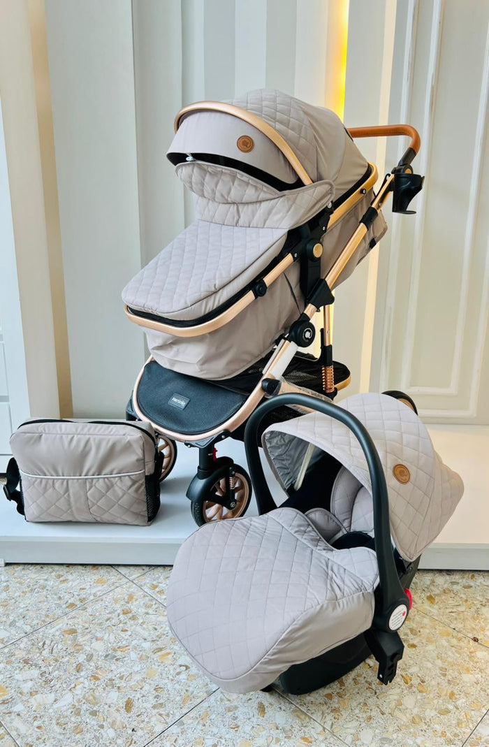 COCHE MOISÉS EN COMBO MARTINAS - COLOR BEIGE