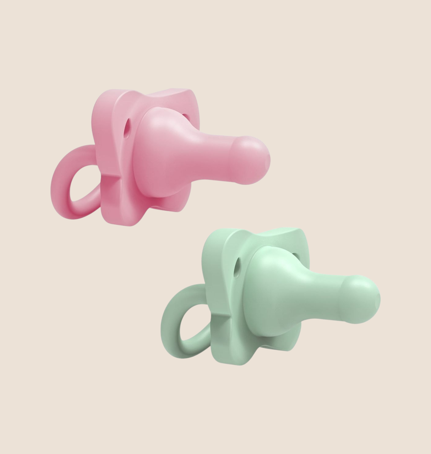 CHUPOS DR. BROWN’S HAPPYPACI - X2 - 100 % SILICONA SUAVE - 0 A 6 M
