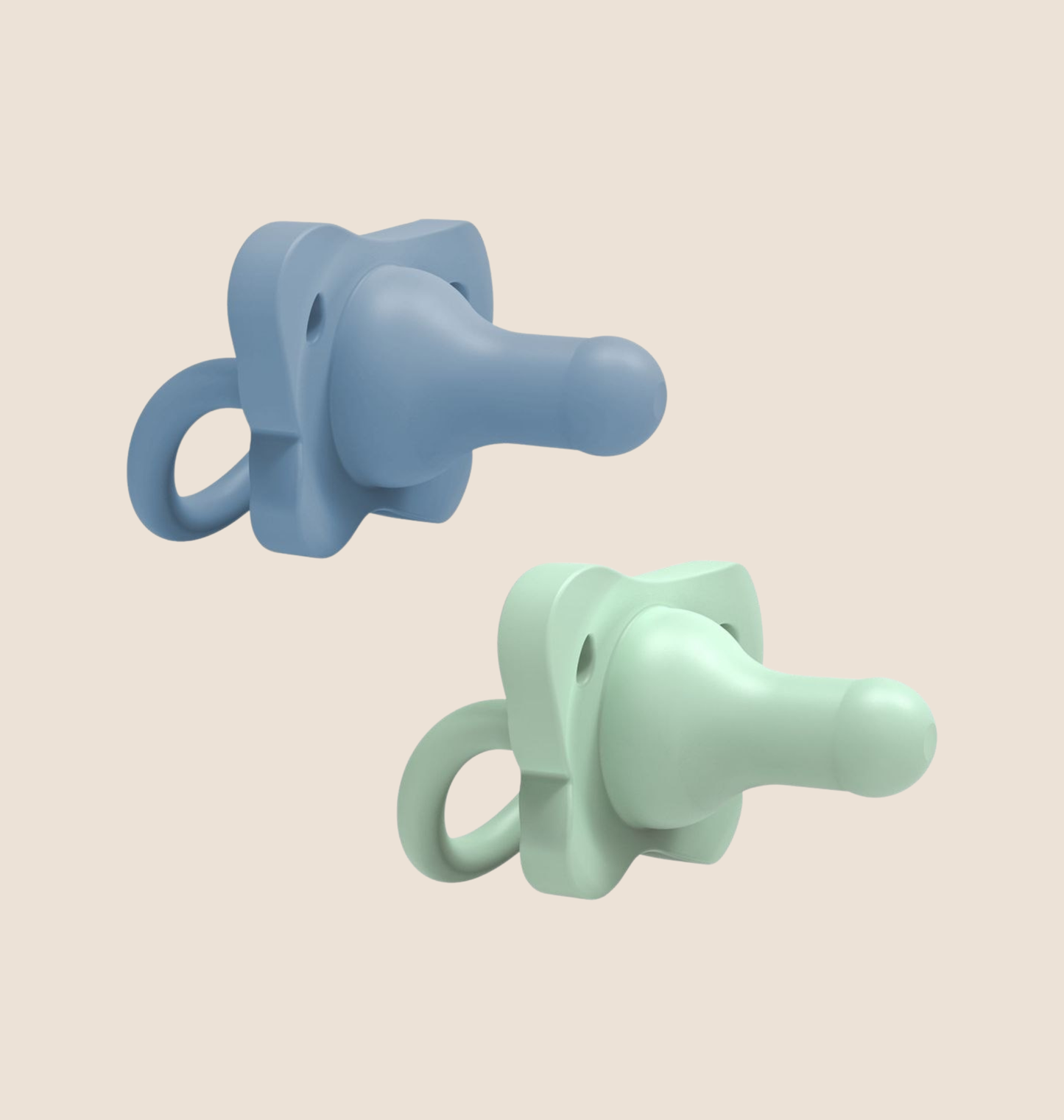 CHUPOS DR. BROWN’S HAPPYPACI - X2 - 100 % SILICONA SUAVE - 0 A 6 M