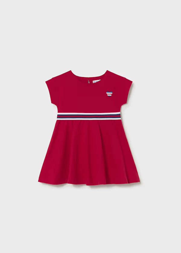 VESTIDO CON DETALLE A CONTRASTE BEBE MAYORAL