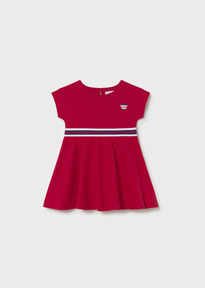 VESTIDO CON DETALLE A CONTRASTE BEBE MAYORAL
