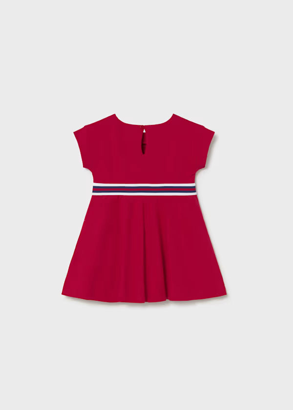 VESTIDO CON DETALLE A CONTRASTE BEBE MAYORAL