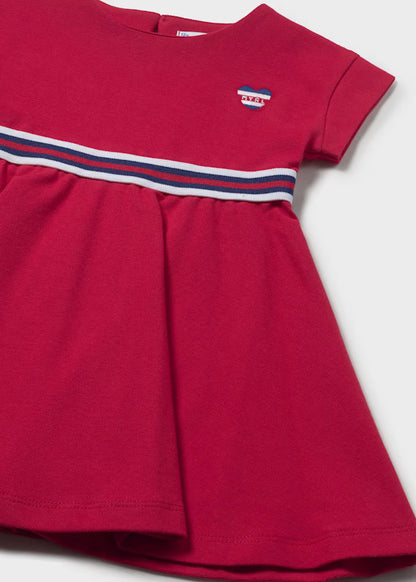VESTIDO CON DETALLE A CONTRASTE BEBE MAYORAL