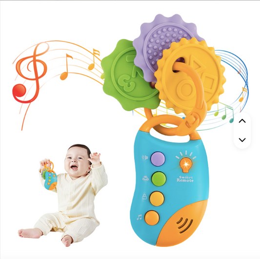 SONAJERO RASCAENCIAS INFANTIL MUSICAL CON LUCES - HUANGER