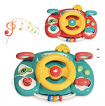 VOLANTE CON TABLERO MUSICAL INFANTIL
