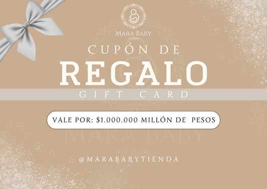 CUPÓN DE REGALO POR $1 MILLÓN DE PESOS