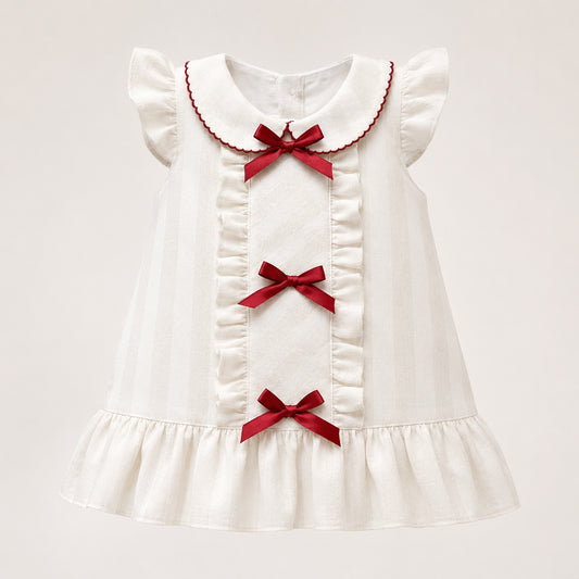VESTIDO TRES LAZOS BEBE FELIZ