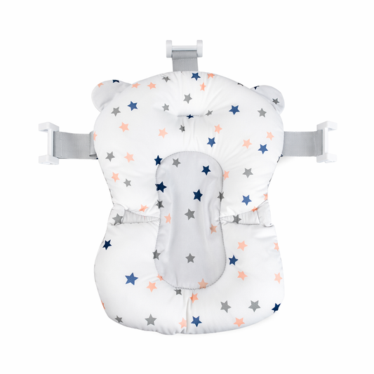 COJIN SOPORTE PARA BAÑO DE BEBÉ - DISEÑO ESTRELLAS