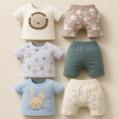 ⭕️ CONJUNTO 6 PIEZAS NIÑO CHOCOMIEL|MARA BABY