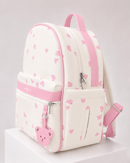 Mochila Pañalera Teddy Rosa — Baby Luna