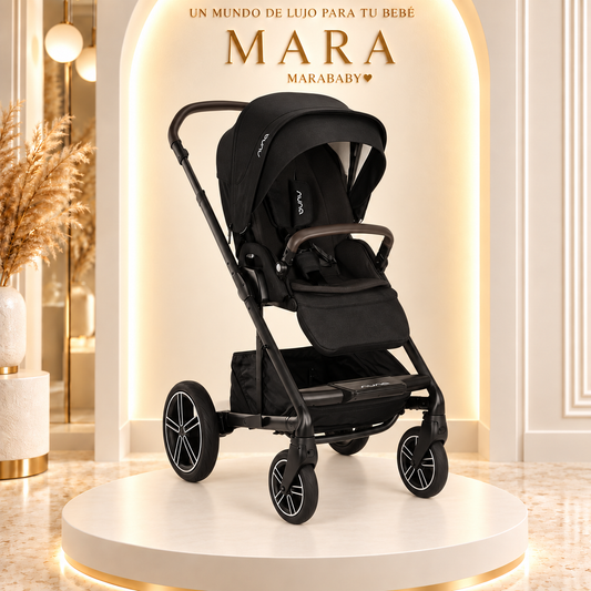 Coche Nuna MIXX Next Caviar Chocolate – Asiento Reversible Premium