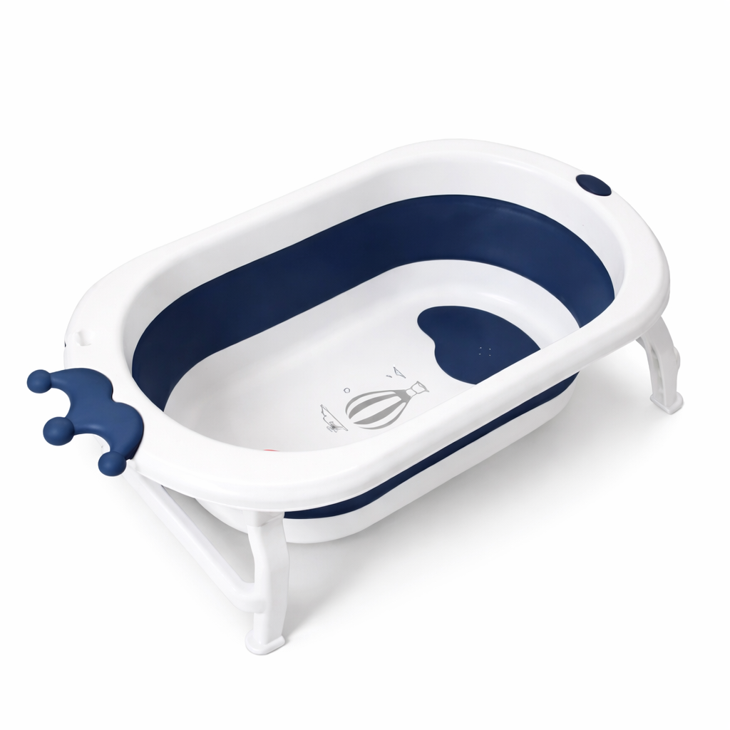 BAÑERA PLEGABLE CORONA AZUL