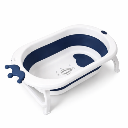 BAÑERA PLEGABLE CORONA AZUL