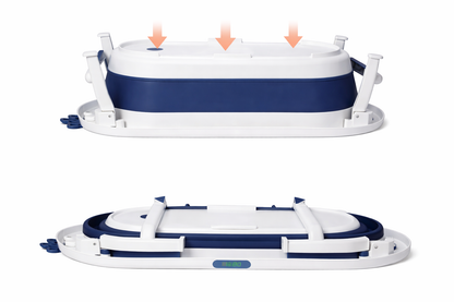BAÑERA PLEGABLE CORONA AZUL