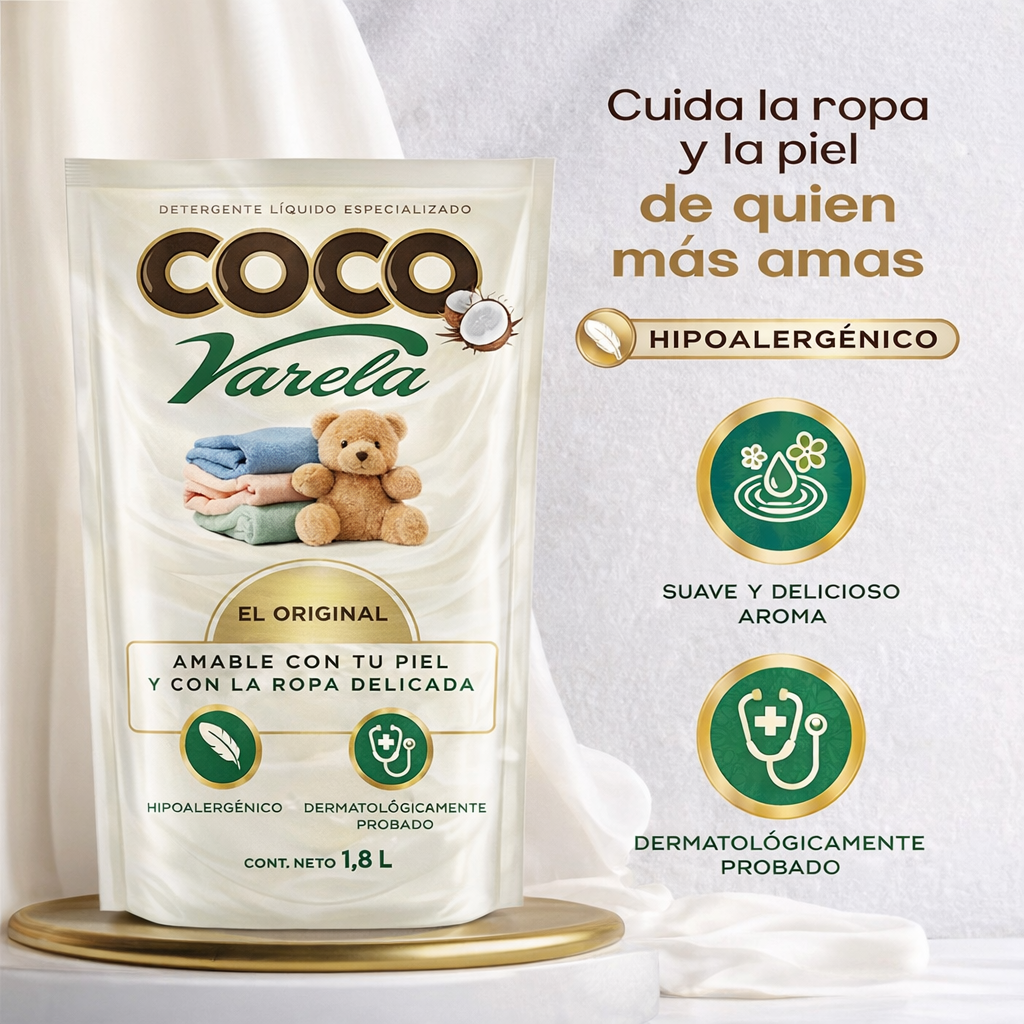 DETERGENTE LIQUIDO COCO VARELA 900ML