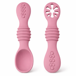 SET DE 2 PRECUCHARAS DE APRENDIZAJE - ROSA OSCURO