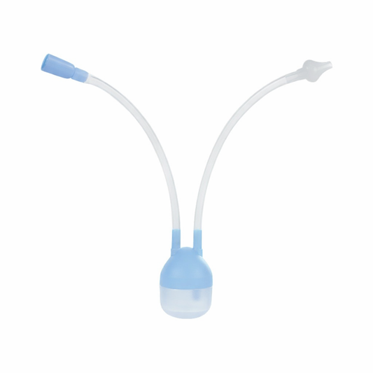 ASPIRADOR NASAL MANUAL CON SISTEMA DE SUCCION POR TUBO - AZUL