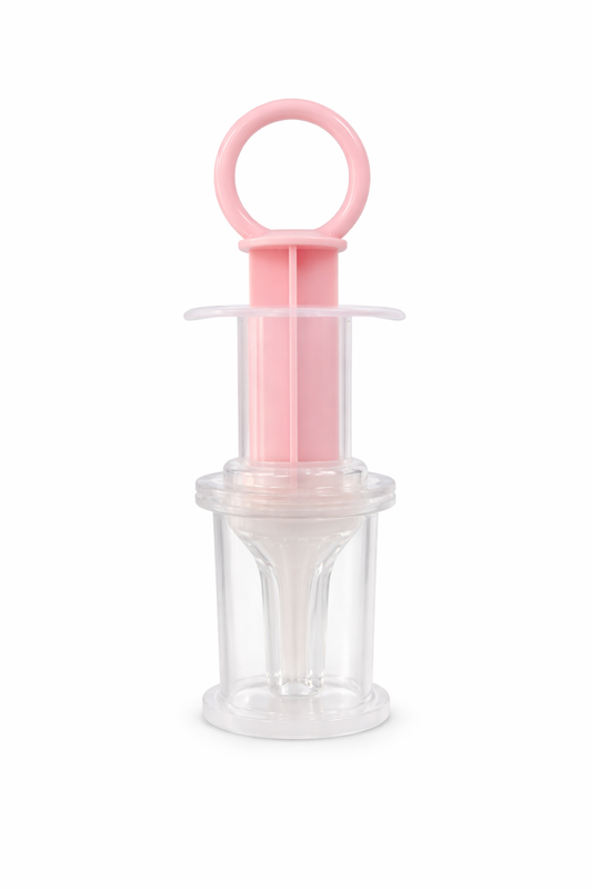 DISPENSADOR DE MEDICINA TIPO CHUPON - ROSADO PASTEL