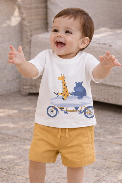 CONJUNTO PUNTO PANTALON Y CAMISA SURF BEBE MAYORAL