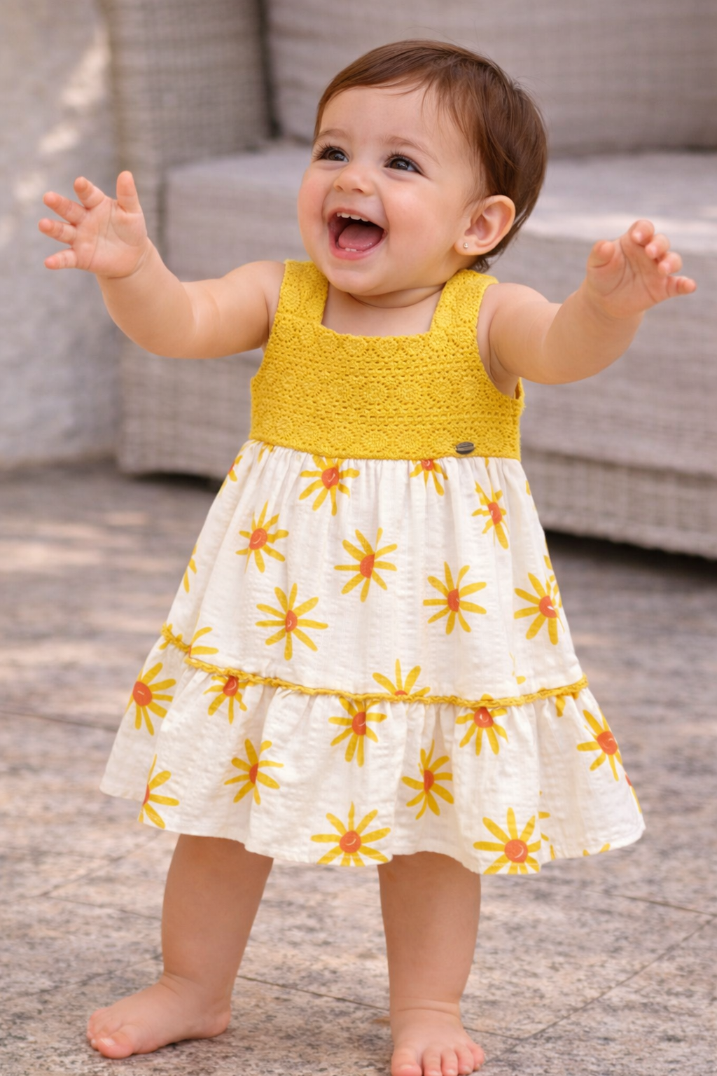 VESTIDO COMBINADO BEBE MAYORAL