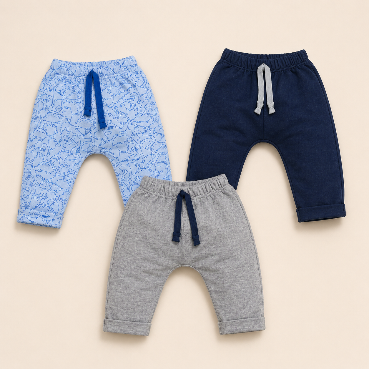 ⭕️ SET X3 PANTALONES AZUL
