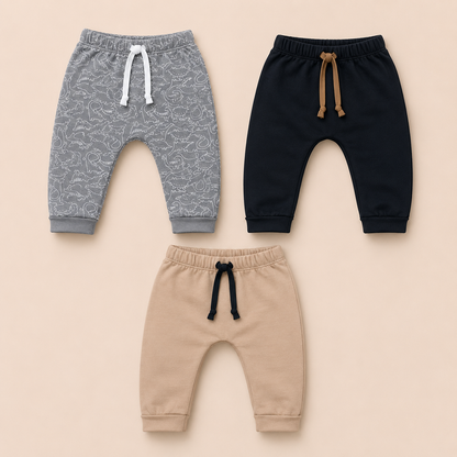 ⭕️ SET X3 PANTALONES BEIGE