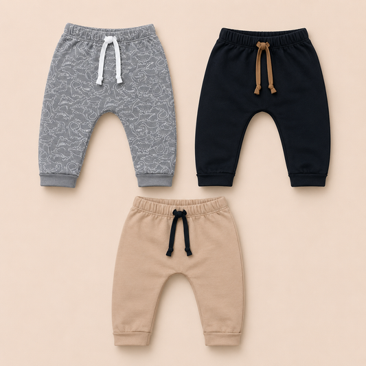 ⭕️ SET X3 PANTALONES BEIGE