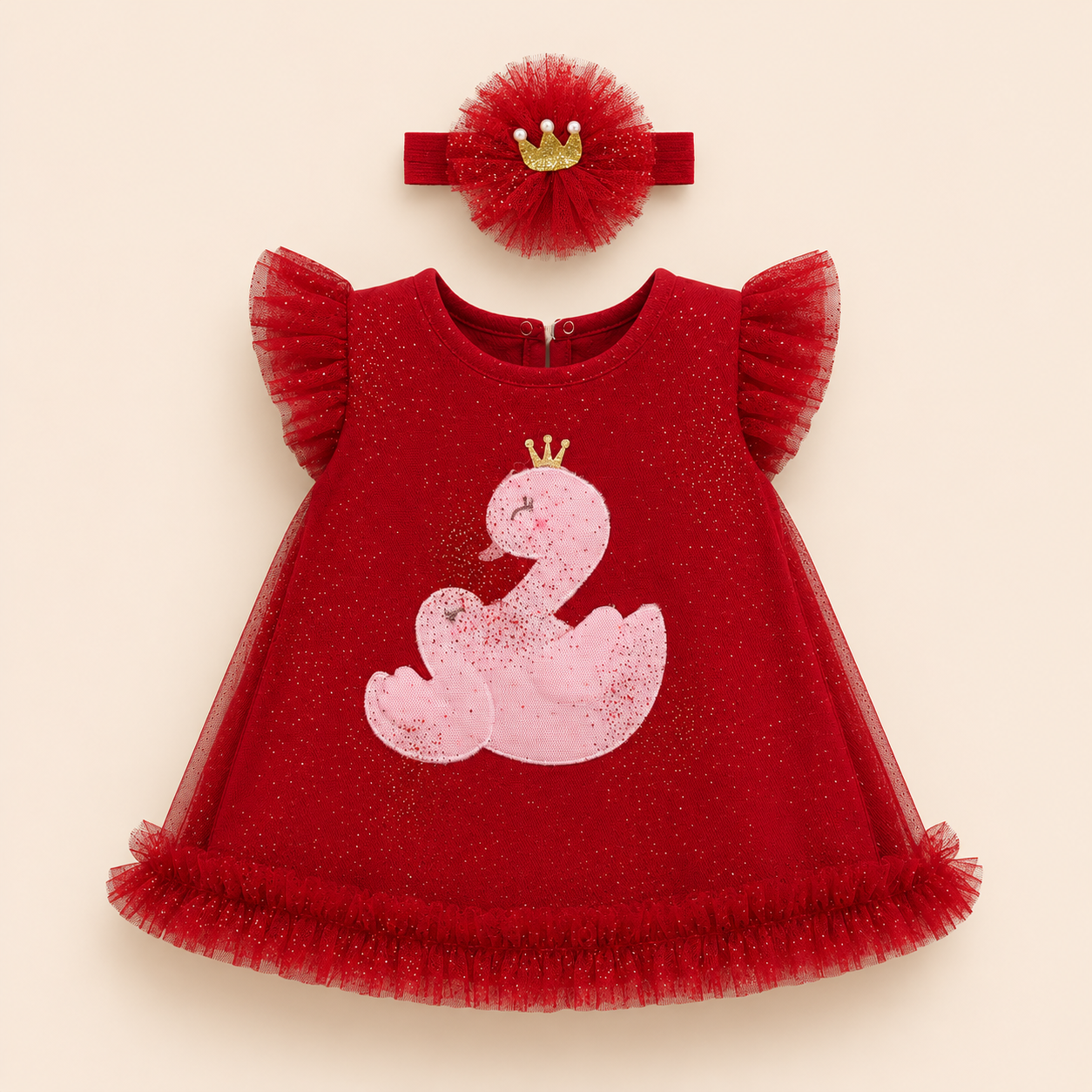 ⭕️ ASOLEADOR 2 PIEZAS- CISNE ROJO