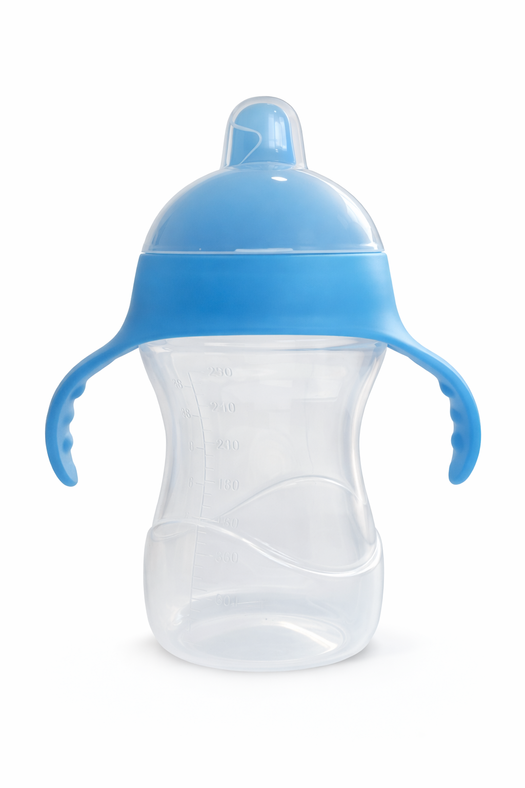 VASO ENTRENADOR PARA BEBE CON ASAS - COLOR AZUL CLARO