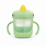 VASO ENTRENADOR PARA BEBE CON PITILLO - DISEÑO DINOSAURIO