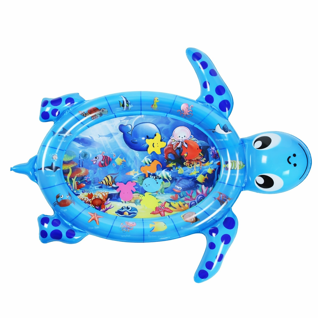 TAPETE SENSORIAL DE AGUA - DISEÑO TORTUGA AZUL