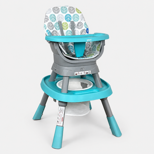 Silla Alta Multifuncional Priori 12 en 1 Azul – De Bebé a Niño