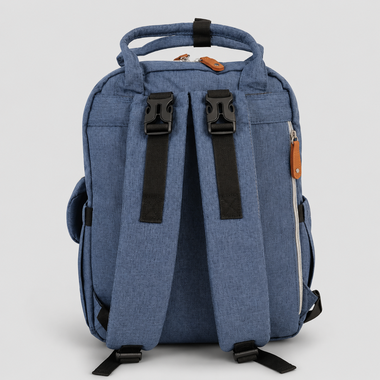 ⚪Pañalera Mochila Doudouya Azul – Bolso Maternal Multifuncional