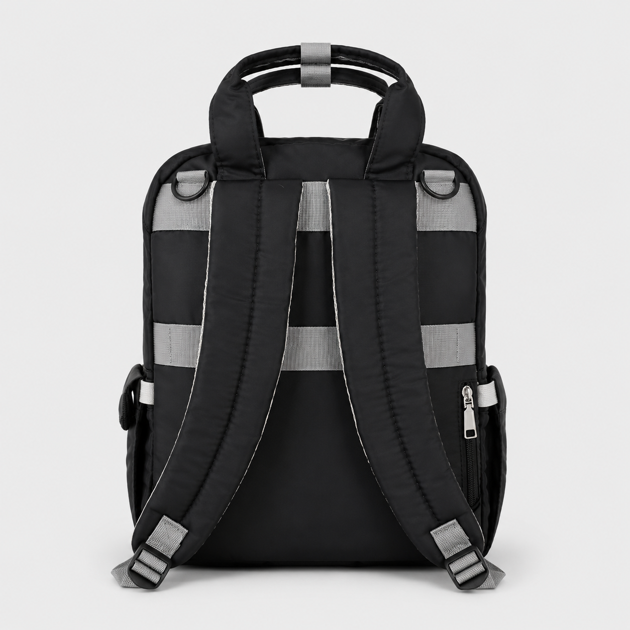 ⚪Pañalera Mochila Smart Baby Negra – Bolso Maternal Elegante y Funcional