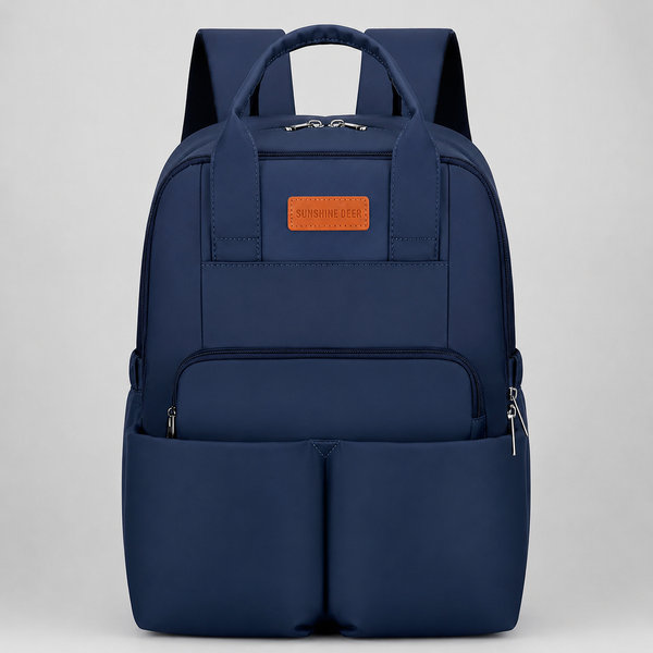 MOCHILA PAÑALERA MULTIFUNCIONAL SUNSHINE DEER AZUL OSCURO