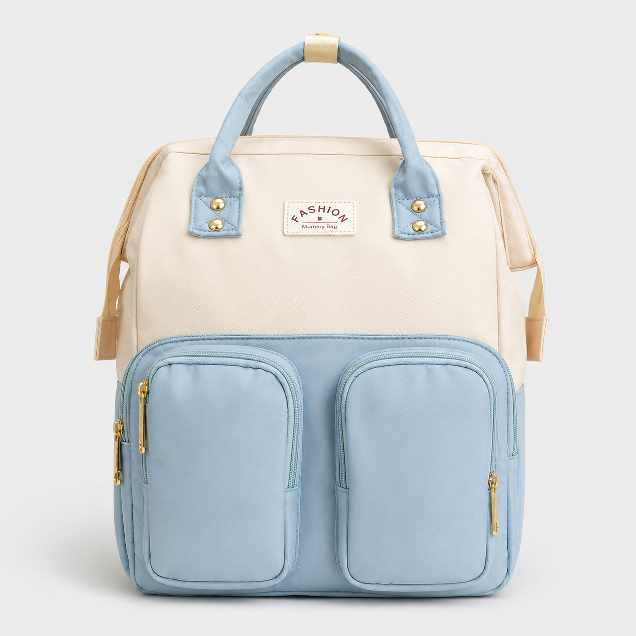 ⚪PAÑALERA FASHION MULTICOLOR AZUL