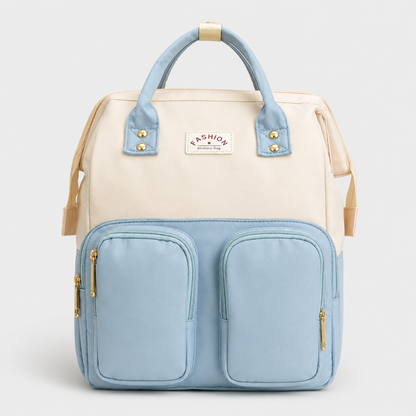 ⚪PAÑALERA FASHION MULTICOLOR AZUL