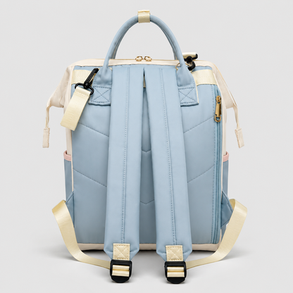⚪PAÑALERA FASHION MULTICOLOR AZUL