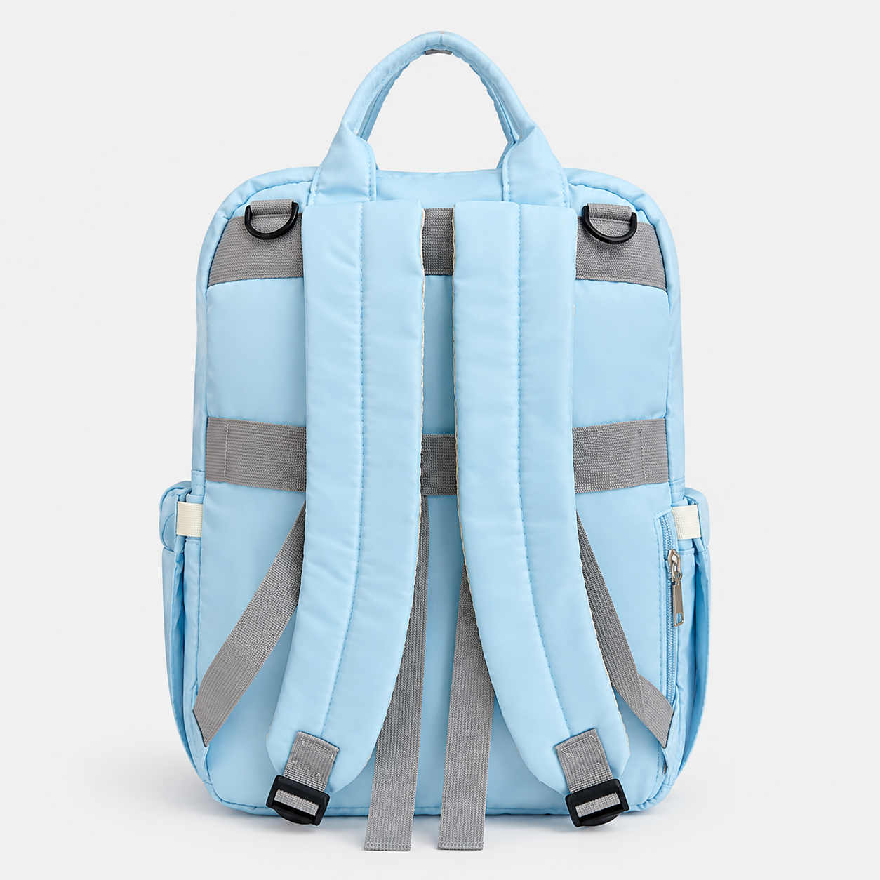 ⚪Pañalera Mochila Smart Baby – Bolso Maternal Multifuncional Azul