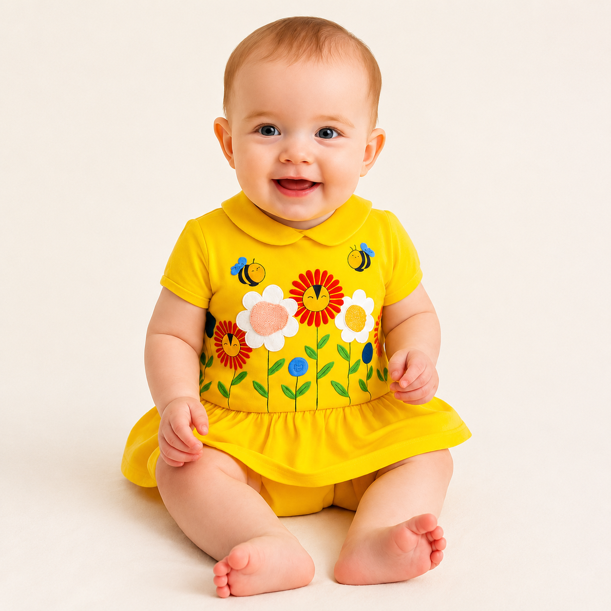 VESTIDO LEONCITO CON CUELLO