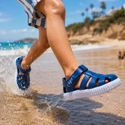 SANDALIAS IGOR - COLOR AZUL MARINO