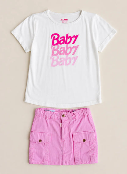 CONJUNTO TIPO DENIM 3 PIEZAS