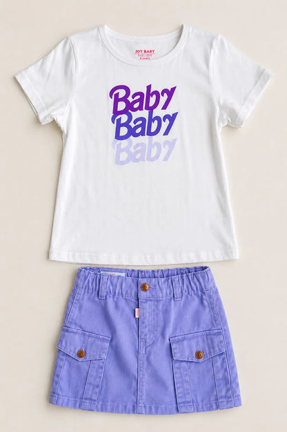 CONJUNTO TIPO DENIM 3 PIEZAS